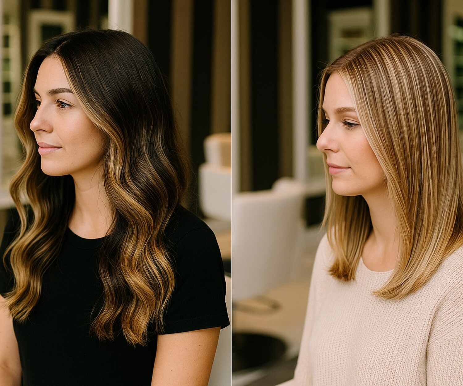 Balayage vs. Mèches